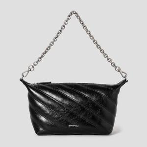 [빈폴] 구름 퀼팅 탑지퍼 스몰 크로스백 - 블랙 BE47D3M715