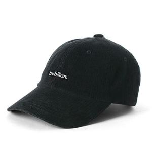 아트박스/버빌리안 logo corduroy ball cap [black]