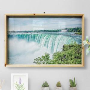 아트박스/꾸밈 cr653-우드프레임액자_나이아가라폭포