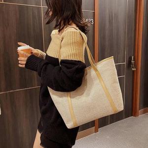 아트박스/위드마켓 모모 캔버스 숄더백(브라운) 캔버스가방