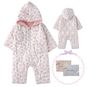 선물추천[밍크뮤HP]25년F W (PK)플라워패딩아우터우주복 (35A14-603-02)