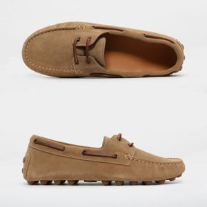 토즈 고미노 버블 스웨이드 보트 남성 슈즈 XXM52K05300RE0C801