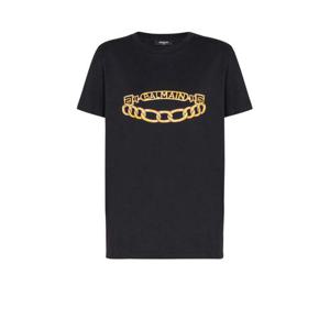 발망 반팔 티셔츠 FF1EF004GE97 EAD NOIR OR