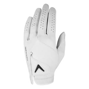 캘러웨이 CG 투어 Authentic 양피 골프장갑 화이트