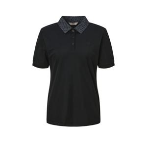 닥스 골프 여성 25SS PREMIUM 블 로프 그래픽 카라 포인트 티셔츠 DNTS5B511BK