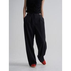 (325721LY25) [에잇세컨즈] 매일 원턱 와이드 슬랙스  블랙