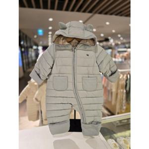 [블루독베이비] 25 FW(민트)윔라이트 패딩우주복(45A1960302)출산 백일 돌 선물 조카 아가옷 유아 경량 (45