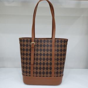 [몽크로스]체크패턴 숄더백 BR WT68693_SH