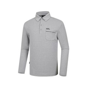 [와이드앵글]남성 CO 포켓 포인트 와플 폴로 티셔츠 M WMU24271MK