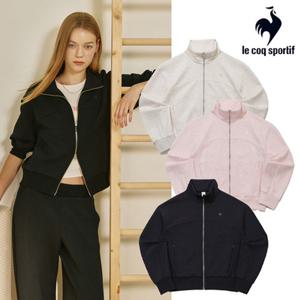 [르꼬끄] 여성 모달 더블텐션 루즈핏 하이넥 집업 QQ322OFT81