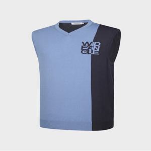 [와이드앵글]TO 와일드 블럭킹 브이넥 베스트 MWMU24K11