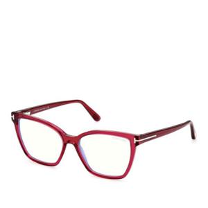 톰포드 스퀘어 쉐이프 레드 프레임 안경테 FT5812 B 53074 ROSA