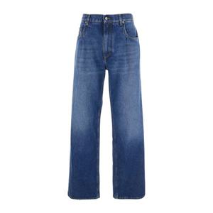 돌체앤가바나 로고 패치 와이드 진 GP0Q8D G8NZ9S9001