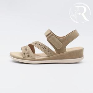 [디자이어로즈] 여자 발편한 키높이 찍찍이샌들 4cm