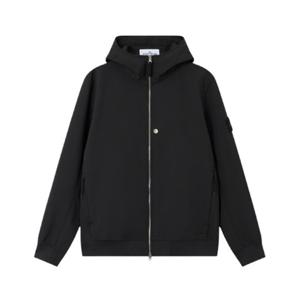 스톤 아일랜드 와펜 패치 소프트쉘 후드 자켓 K2S15 Q100004 S0B22 V0029