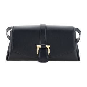 26 SS 페라가모 간치니 모노크롬 피니시드 싱글 스트랩 버클 숄더백 777233