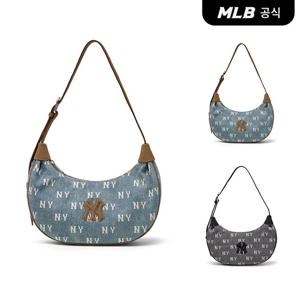 [MLB] 클래식 모노그램 빈티지 데님 호보백 (2 COLOR)
