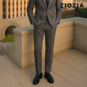 [지오지아] 그레이 하운드 투스 미라클 정장팬츠 (ABD4SP1206_CGR)