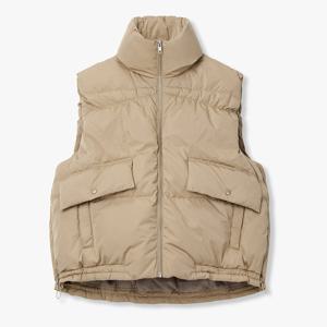 [보브]스탠드 카라 지퍼 다운 베스트 (7155417001)