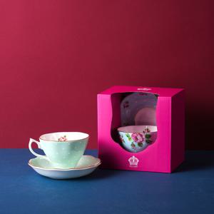 [로얄알버트]뉴황실장미 커피잔(컵&소서) 1인조 (선택형)