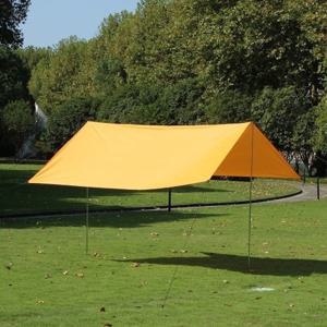 [더블유쇼핑]4.45M 사각 그늘막타프 세트(오렌지) 캠핑 옥상그늘