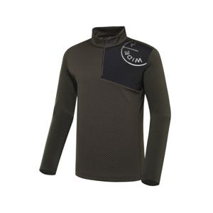 [와이드앵글]남성 CO 우븐패치 하프집업 미드 레이어 WMW23213K7