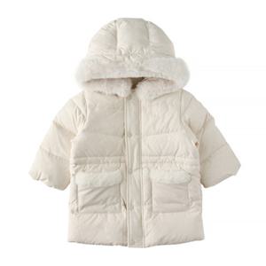 밍크뮤HB (CR)FUR배색롱다운점퍼(35C1411406) 오리털점퍼 유아동의류