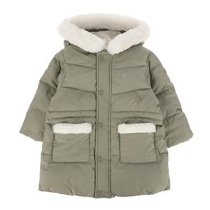 밍크뮤ch FUR배색롱다운점퍼 (35C1411407)