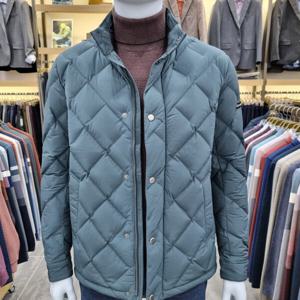 [크로커다일남성]가을겨울신상 아가일 구스다운점퍼CDAA9MJ98224