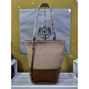 [몽크로스]몽크로스 BEST 가죽끈장식키링 배색숄더백 WT58261(브