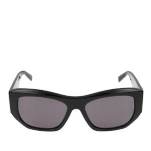 지방시 블랙 프레임 렉탱귤러 선글라스 GV40122I 01a