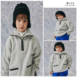 [빈BEEN]BZ71TS01GY 그레이 폴라폴리스 하프 집업 티셔츠