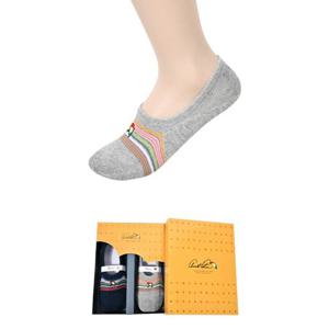 아놀드파마 미끄럼 방지 줄가라 숙녀 덧신 2족세트