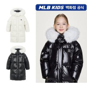 MLB키즈 프리미엄 구스 롱패딩 (7ADJB175650BKSS)