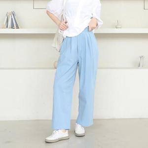 빅사이즈 503 제니일자와이드코튼팬츠 DLYQ800