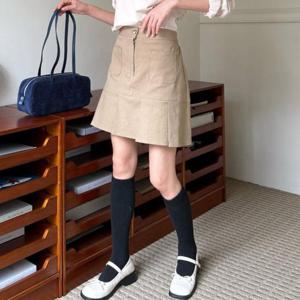 빅사이즈 509 투포켓주름팬츠스커트 DLTV337