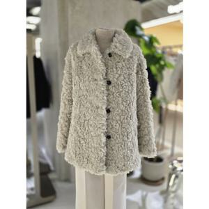 [ZOOC]쥬크 부클 페이크 퍼 하프 코트 (Z254PSF656)