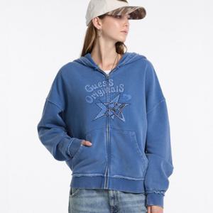 [게스(진)]여성 GO 스타 81 핫픽스 긴팔 후드집업(YP4K3332)