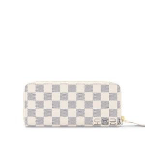 루이비통 장지갑 여성용 클레망스 다미에아주르캔버스 N61264