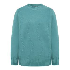 [린]도트 웨이브 풀오버(LCPOPL6500/베이지,틸그린)_DG