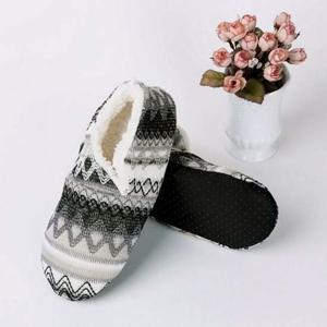 에스닉 겨울 윈터 털실내화 덧신 따뜻 방한 기모슬리