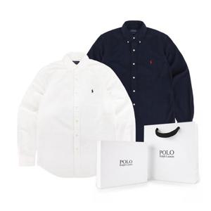 폴로 랄프로렌 클래식핏 가먼트다이 옥스포드 셔츠 선물세트