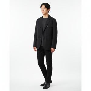 WHITE MOUNTAINEERING HUNTING LAPEL JACKET(WM2371204 BLACK) (헌팅 라펠 자켓)