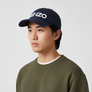 KENZO 로고 프린팅 캡 (FD6 5AC101 F31 77)