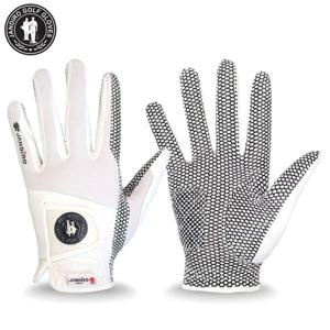 [잔디로] ADESIVE그립 에어매쉬 합피 남성 양손 골프장갑