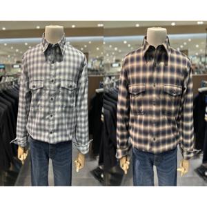 [리얼지오지아][25FW] 남성 세미오버핏 플란넬 체크 셔츠 6컬러 ADF4WC1802