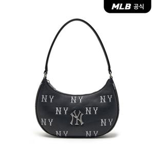 [MLB공식] 26N 클래식 모노그램 엠보 호보백 NY (Black) 3ABQM016N-50BKS