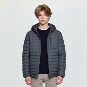 헤지스  25FW  남성 경량 후드 다운 점퍼 HZJU5D492CG