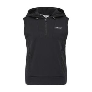 마스터바니맨투맨 KQF 421E1TR181_BK 여성 우븐 믹스 후드 슬리브리스 티셔츠