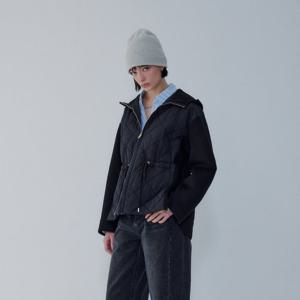 [보브]울 블렌드 후디 패딩 점퍼7156120001